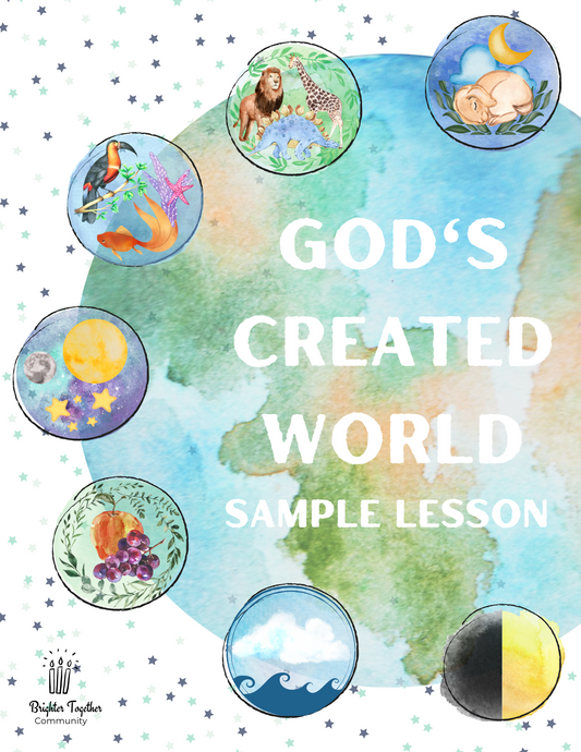 God's Created World Sample Lesson