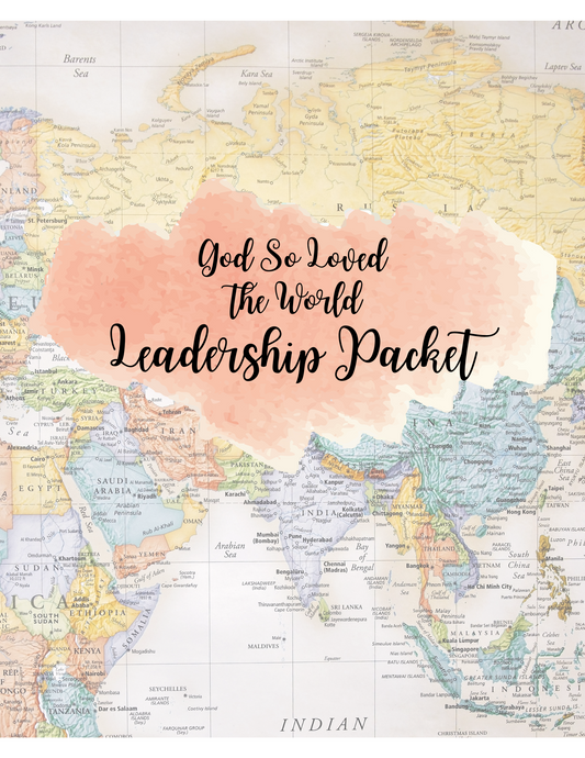 God So Loved the World Leadership Packet